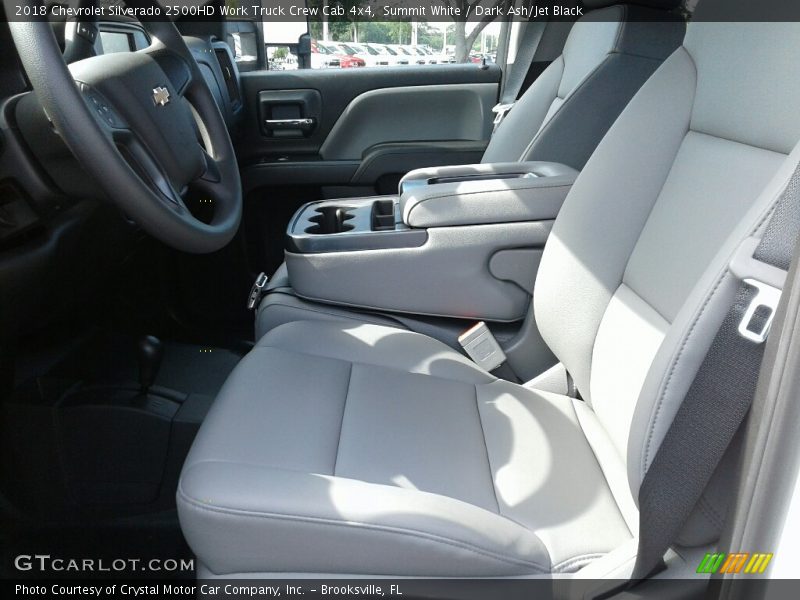 Summit White / Dark Ash/Jet Black 2018 Chevrolet Silverado 2500HD Work Truck Crew Cab 4x4