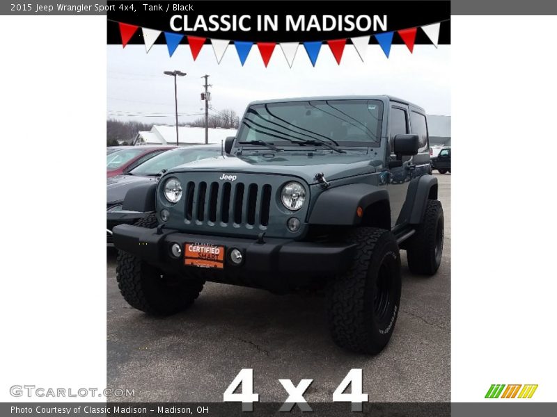 Tank / Black 2015 Jeep Wrangler Sport 4x4