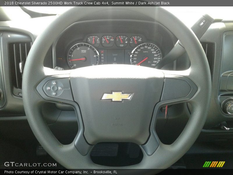 Summit White / Dark Ash/Jet Black 2018 Chevrolet Silverado 2500HD Work Truck Crew Cab 4x4