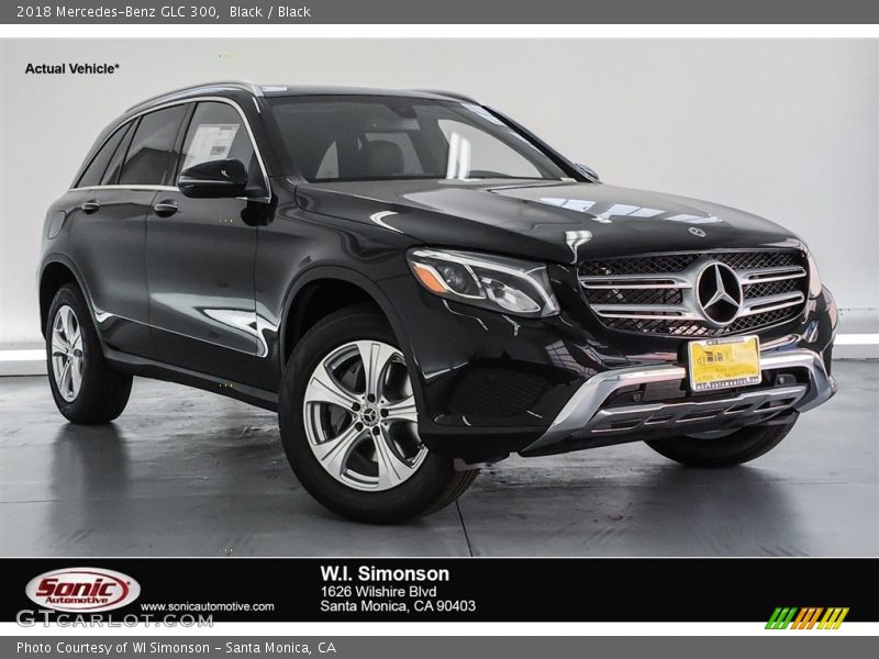 Black / Black 2018 Mercedes-Benz GLC 300