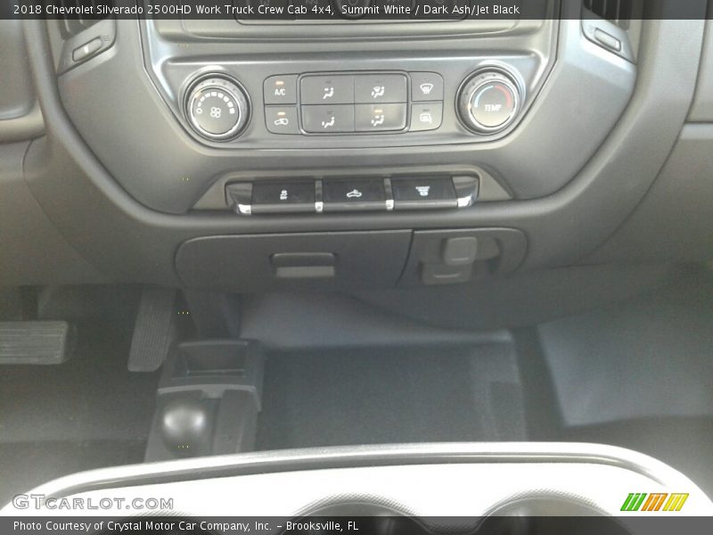Summit White / Dark Ash/Jet Black 2018 Chevrolet Silverado 2500HD Work Truck Crew Cab 4x4