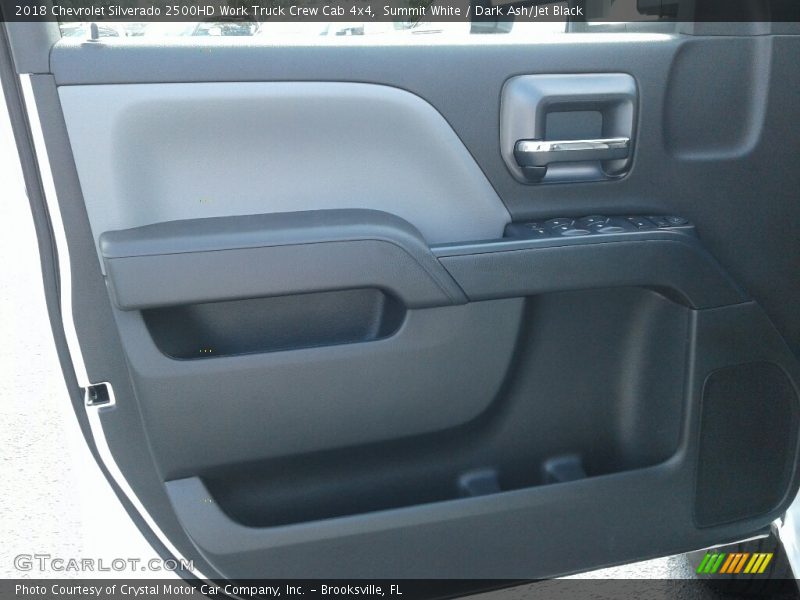 Summit White / Dark Ash/Jet Black 2018 Chevrolet Silverado 2500HD Work Truck Crew Cab 4x4