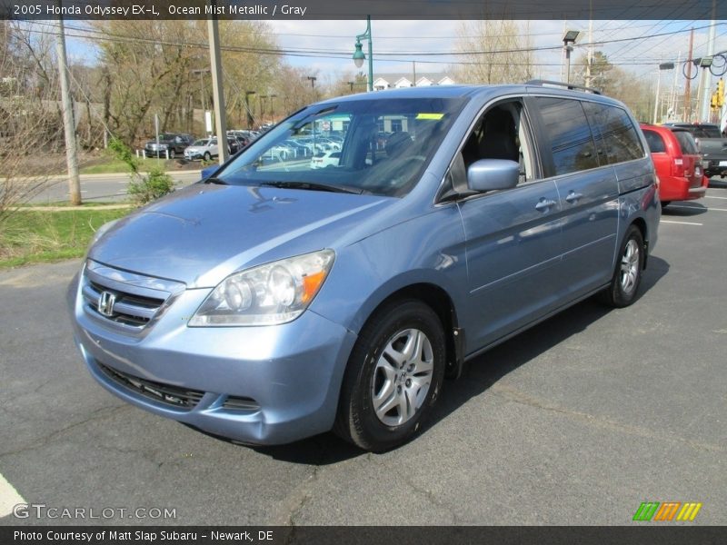 Ocean Mist Metallic / Gray 2005 Honda Odyssey EX-L