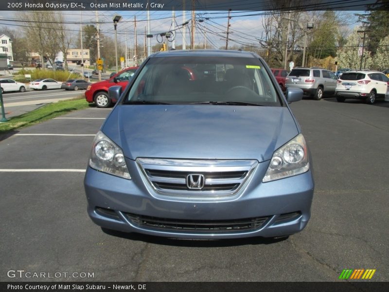 Ocean Mist Metallic / Gray 2005 Honda Odyssey EX-L