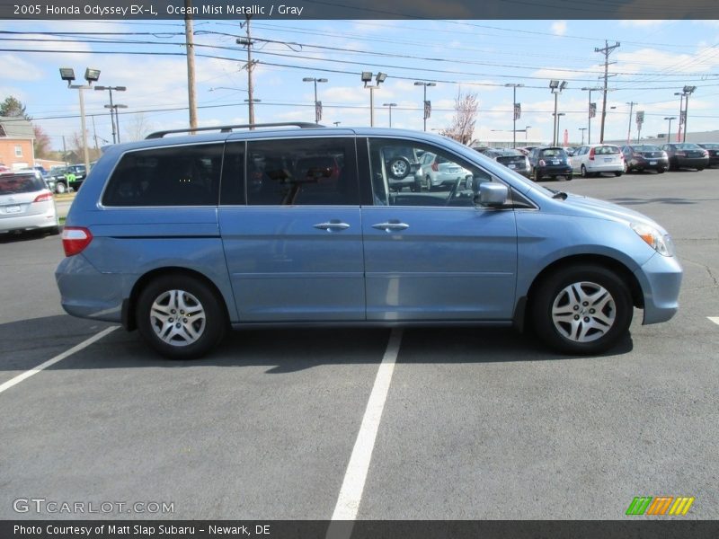 Ocean Mist Metallic / Gray 2005 Honda Odyssey EX-L