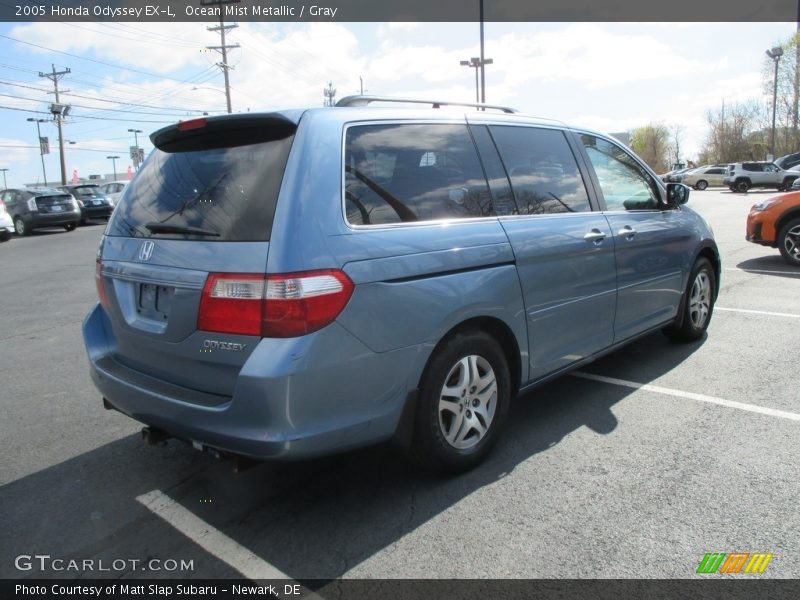 Ocean Mist Metallic / Gray 2005 Honda Odyssey EX-L
