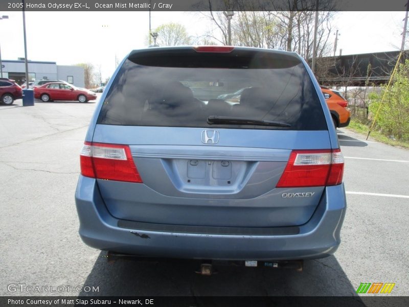 Ocean Mist Metallic / Gray 2005 Honda Odyssey EX-L