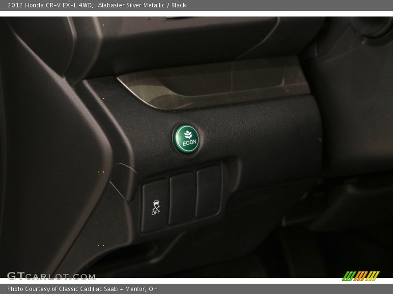 Alabaster Silver Metallic / Black 2012 Honda CR-V EX-L 4WD