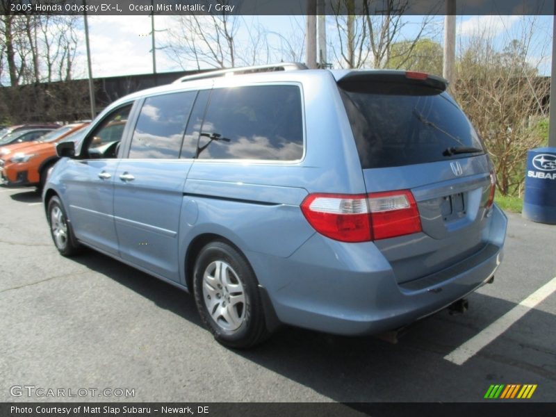 Ocean Mist Metallic / Gray 2005 Honda Odyssey EX-L