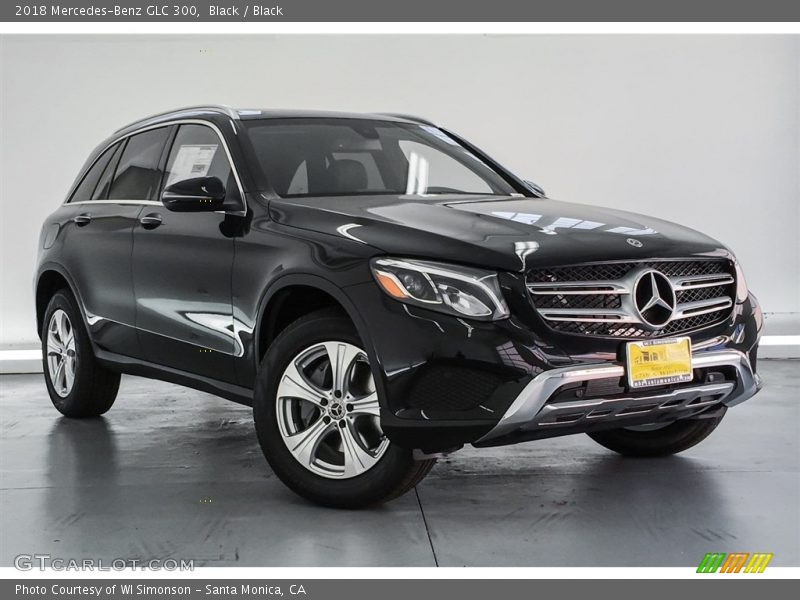 Black / Black 2018 Mercedes-Benz GLC 300
