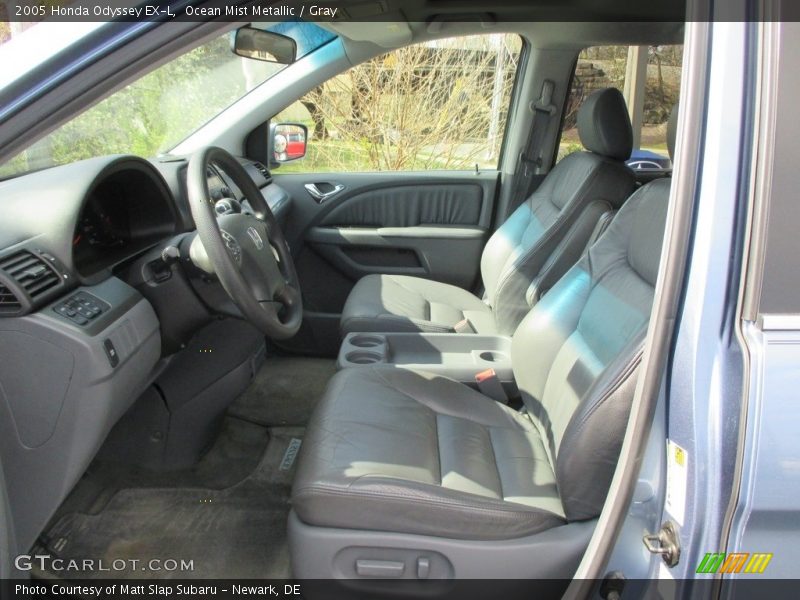 Ocean Mist Metallic / Gray 2005 Honda Odyssey EX-L