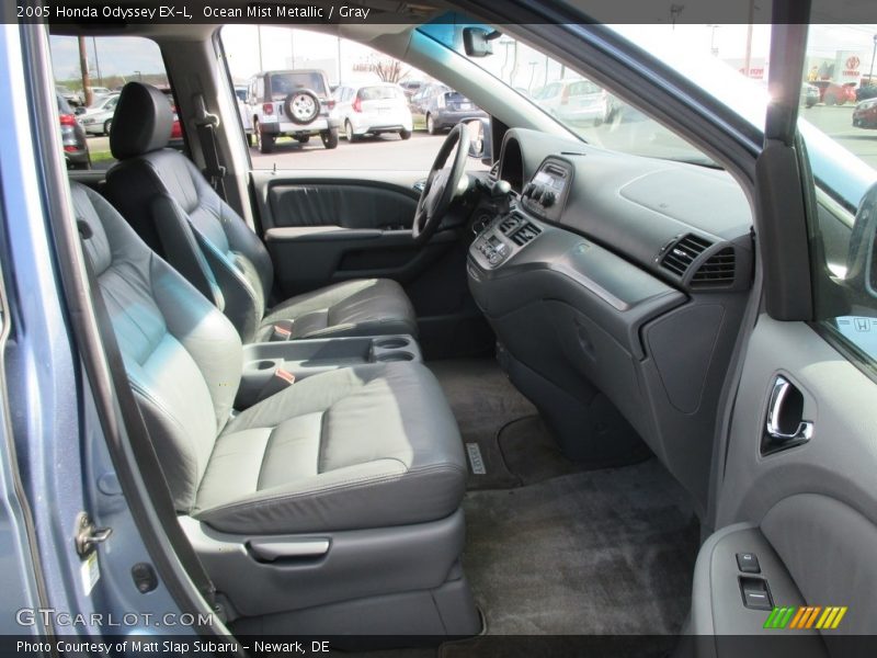 Ocean Mist Metallic / Gray 2005 Honda Odyssey EX-L
