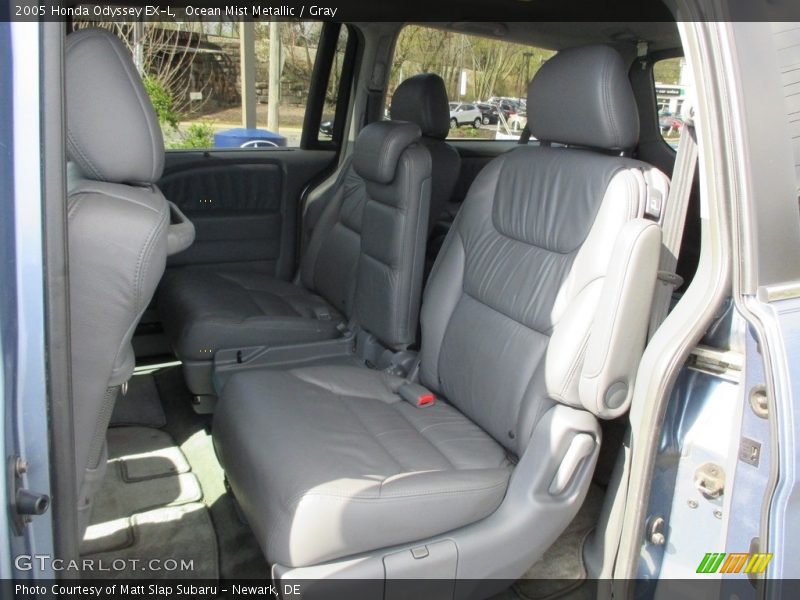 Ocean Mist Metallic / Gray 2005 Honda Odyssey EX-L