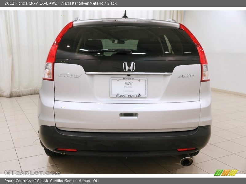 Alabaster Silver Metallic / Black 2012 Honda CR-V EX-L 4WD