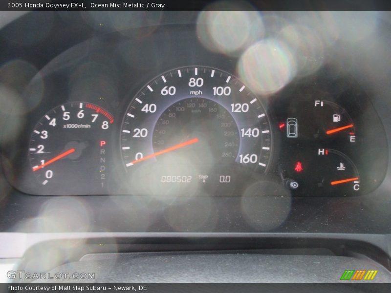 Ocean Mist Metallic / Gray 2005 Honda Odyssey EX-L