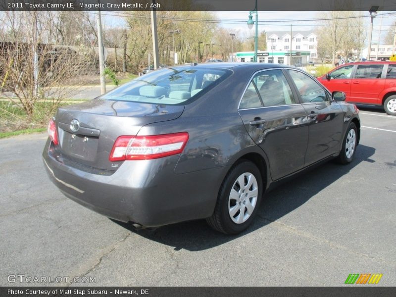 Magnetic Gray Metallic / Ash 2011 Toyota Camry LE