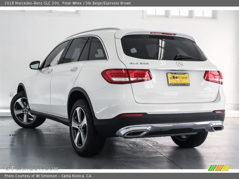 Polar White / Silk Beige/Espresso Brown 2018 Mercedes-Benz GLC 300