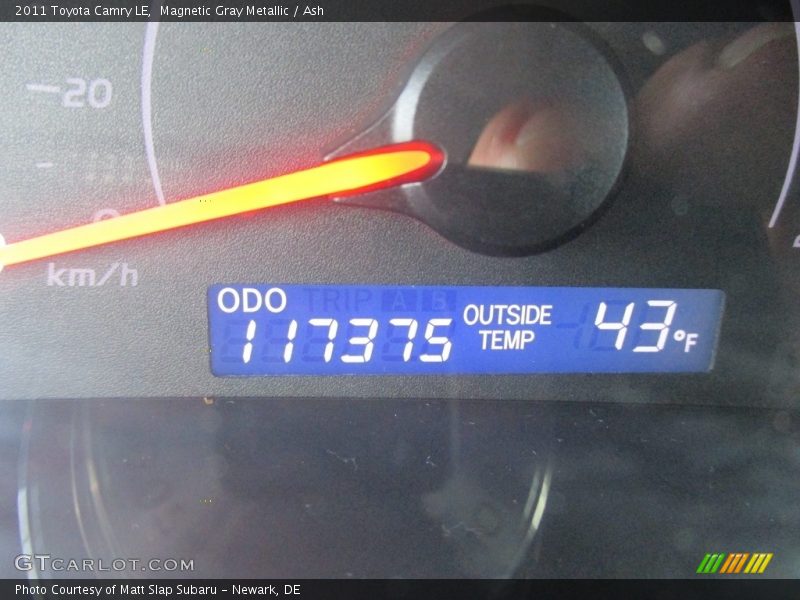 Magnetic Gray Metallic / Ash 2011 Toyota Camry LE