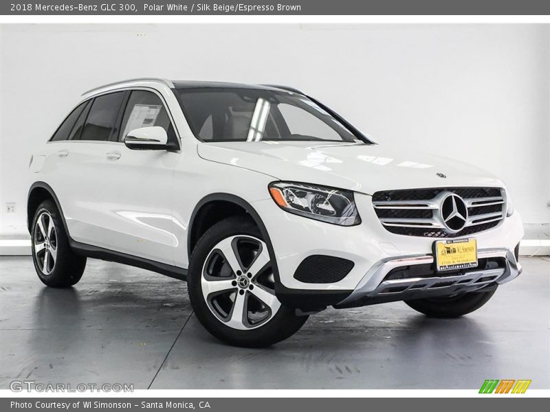 Polar White / Silk Beige/Espresso Brown 2018 Mercedes-Benz GLC 300