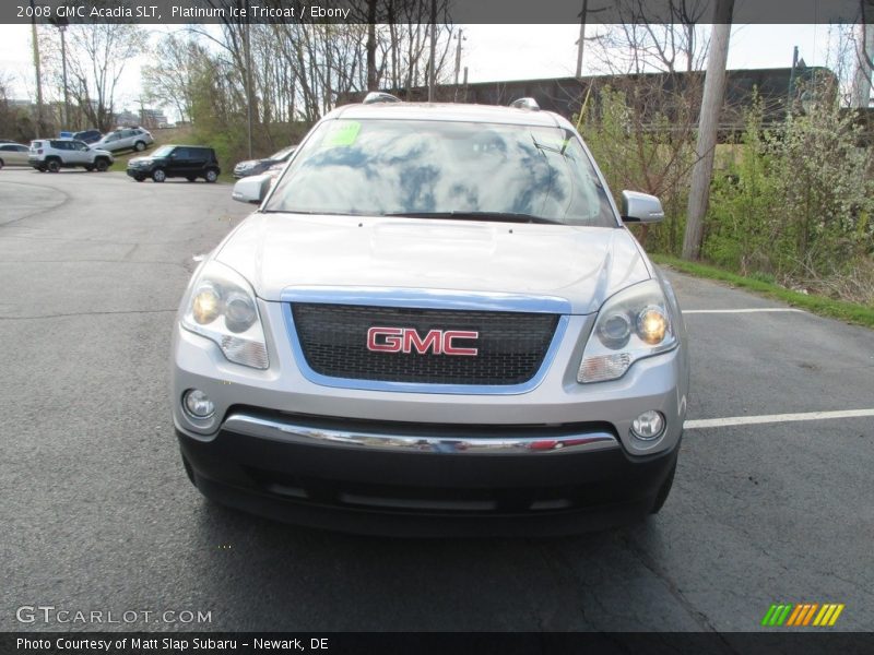 Platinum Ice Tricoat / Ebony 2008 GMC Acadia SLT