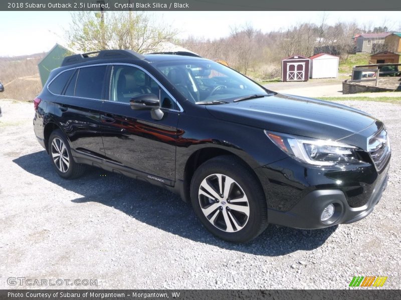 Crystal Black Silica / Black 2018 Subaru Outback 2.5i Limited