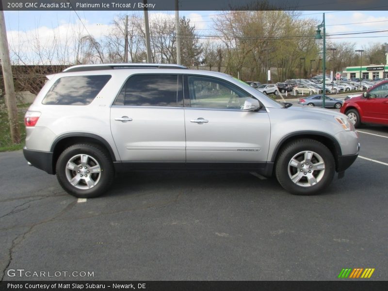 Platinum Ice Tricoat / Ebony 2008 GMC Acadia SLT