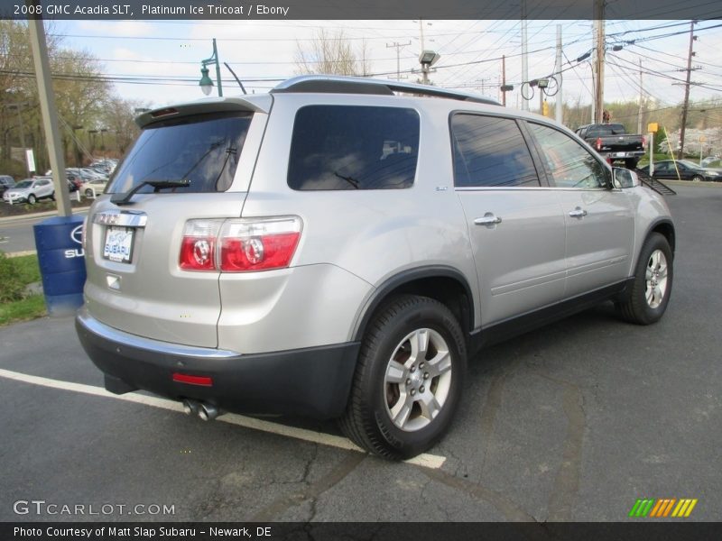Platinum Ice Tricoat / Ebony 2008 GMC Acadia SLT