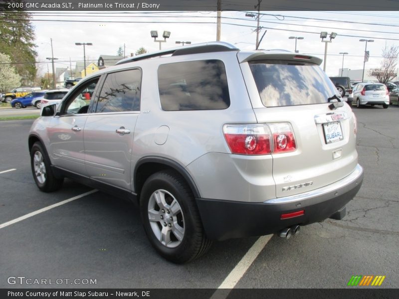 Platinum Ice Tricoat / Ebony 2008 GMC Acadia SLT