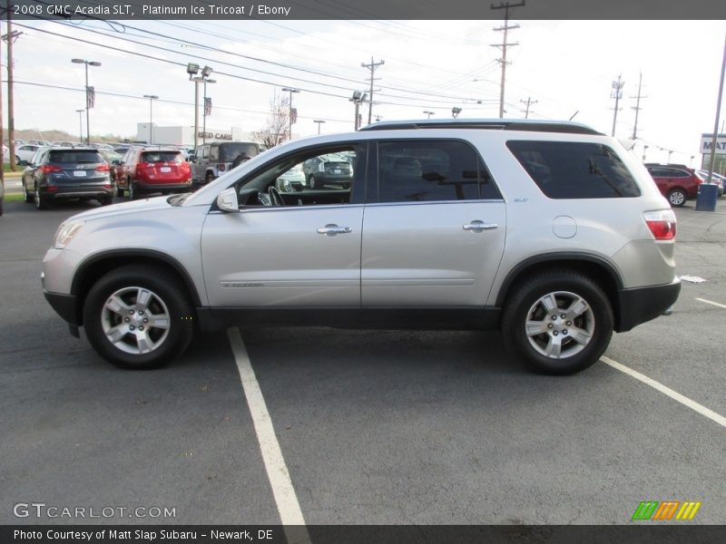 Platinum Ice Tricoat / Ebony 2008 GMC Acadia SLT