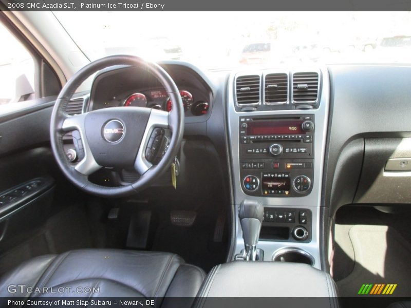 Platinum Ice Tricoat / Ebony 2008 GMC Acadia SLT