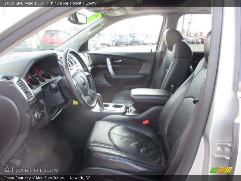 Platinum Ice Tricoat / Ebony 2008 GMC Acadia SLT