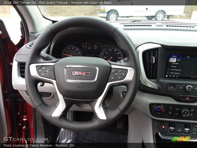 Red Quartz Tintcoat / Medium Ash Gray/­Jet Black 2018 GMC Terrain SLE
