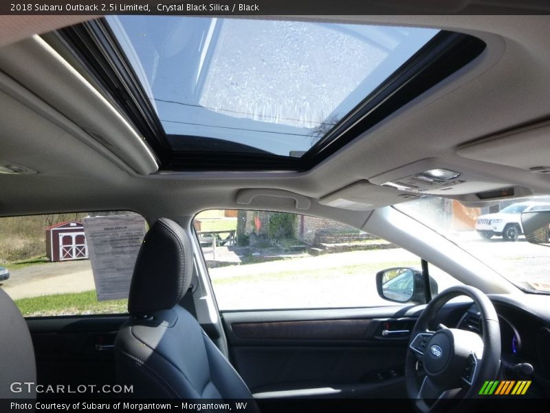 Crystal Black Silica / Black 2018 Subaru Outback 2.5i Limited