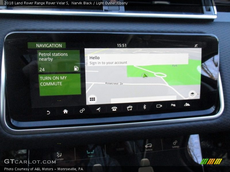Narvik Black / Light Oyster/Ebony 2018 Land Rover Range Rover Velar S