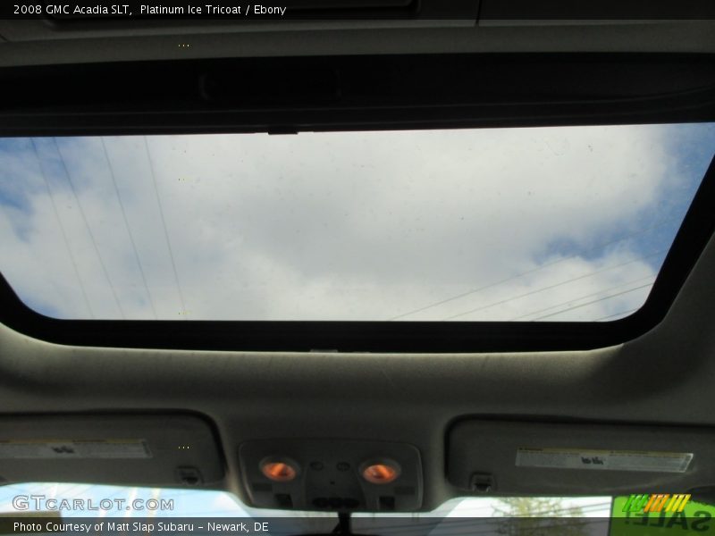 Platinum Ice Tricoat / Ebony 2008 GMC Acadia SLT