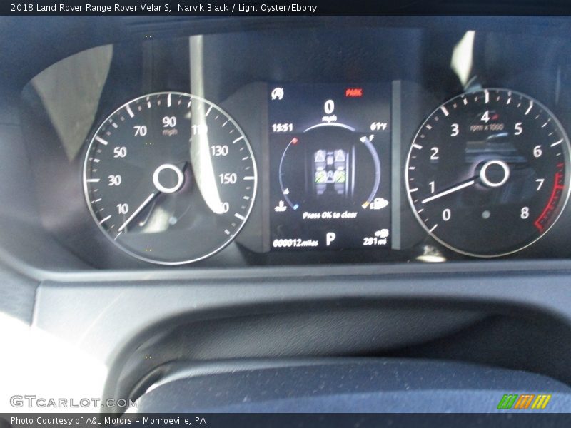 Narvik Black / Light Oyster/Ebony 2018 Land Rover Range Rover Velar S