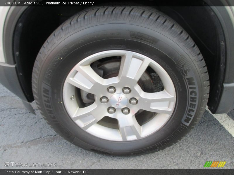 Platinum Ice Tricoat / Ebony 2008 GMC Acadia SLT
