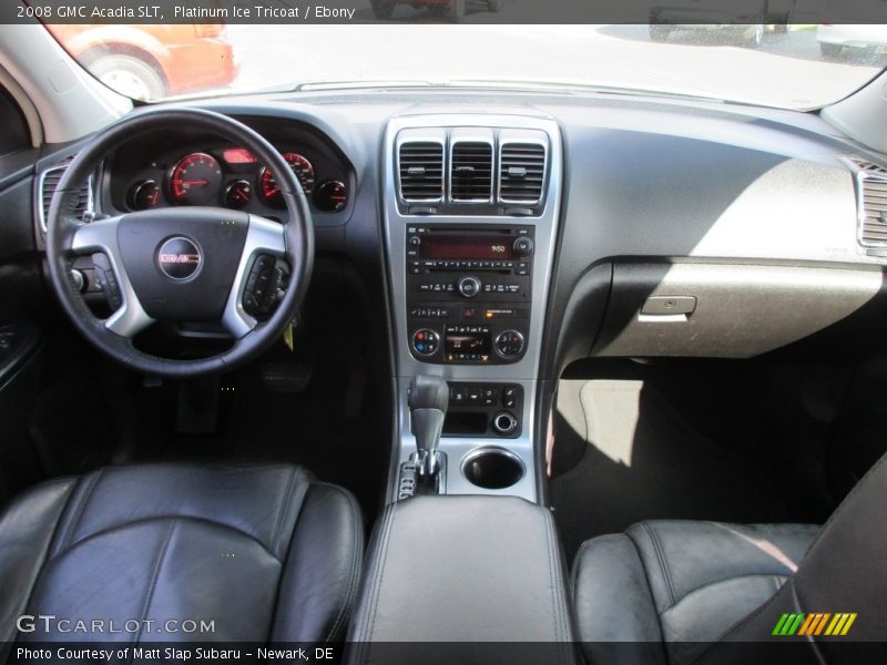 Platinum Ice Tricoat / Ebony 2008 GMC Acadia SLT
