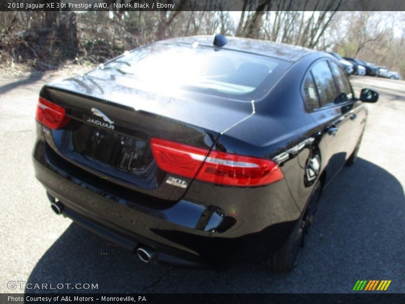 Narvik Black / Ebony 2018 Jaguar XE 30t Prestige AWD