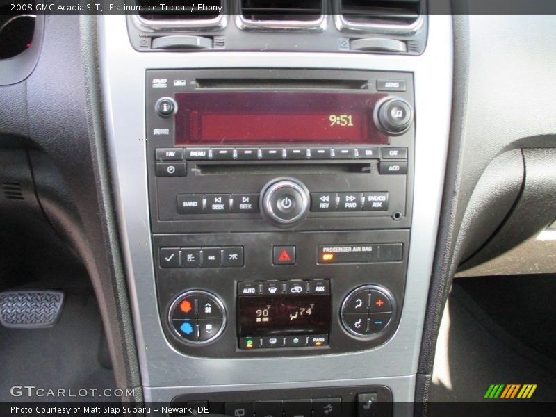 Platinum Ice Tricoat / Ebony 2008 GMC Acadia SLT