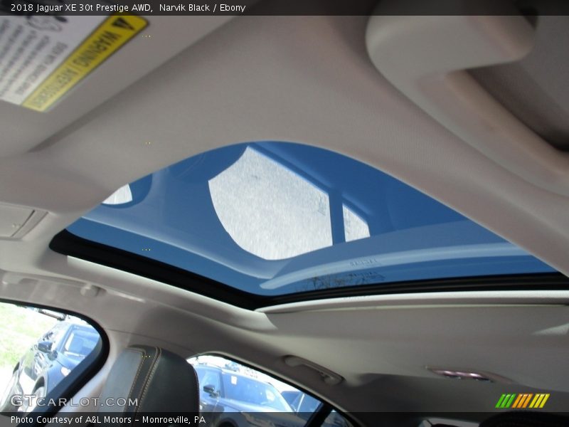 Narvik Black / Ebony 2018 Jaguar XE 30t Prestige AWD
