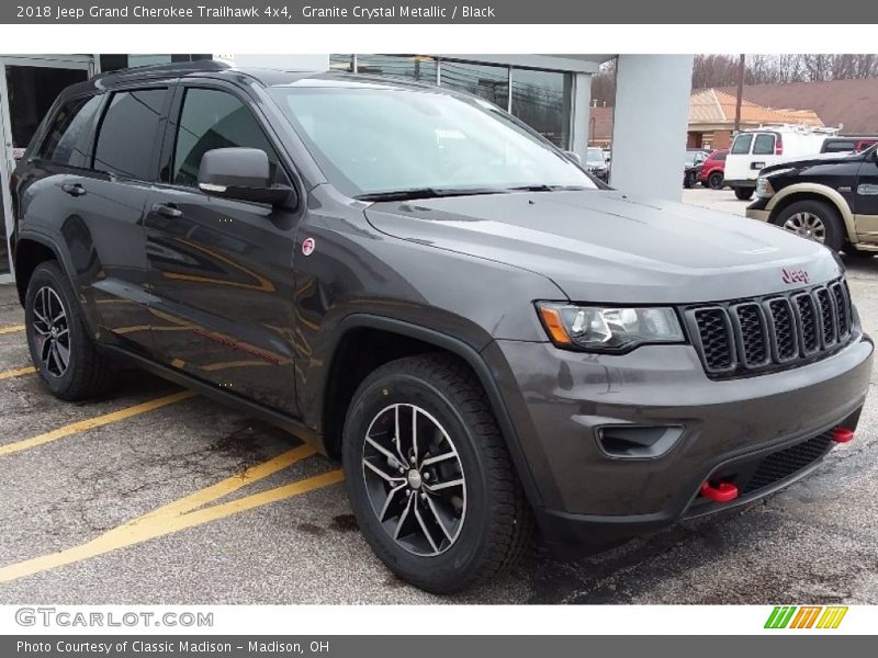 Granite Crystal Metallic / Black 2018 Jeep Grand Cherokee Trailhawk 4x4