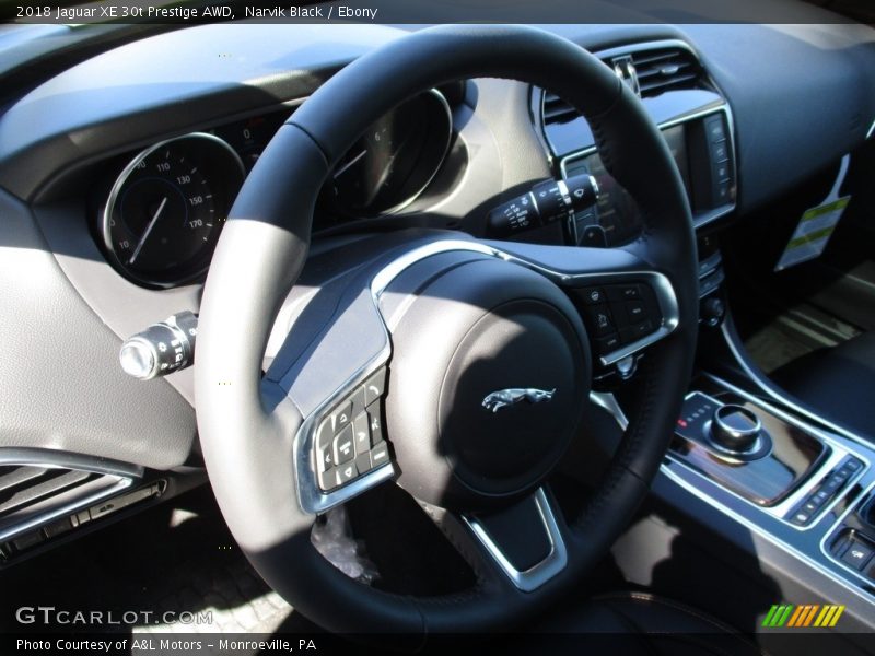 Narvik Black / Ebony 2018 Jaguar XE 30t Prestige AWD