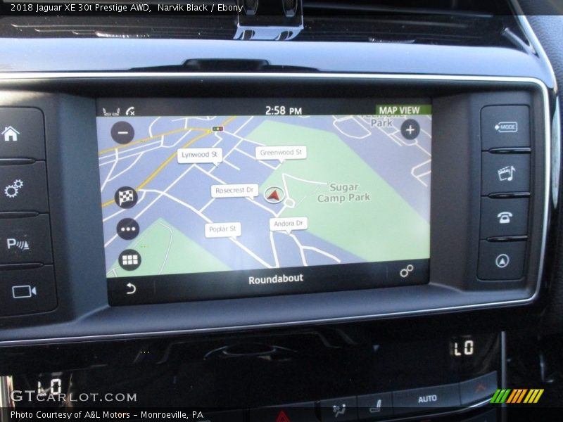 Narvik Black / Ebony 2018 Jaguar XE 30t Prestige AWD