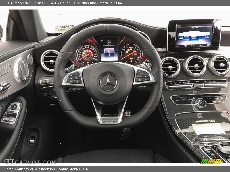 Controls of 2018 C 63 AMG Coupe