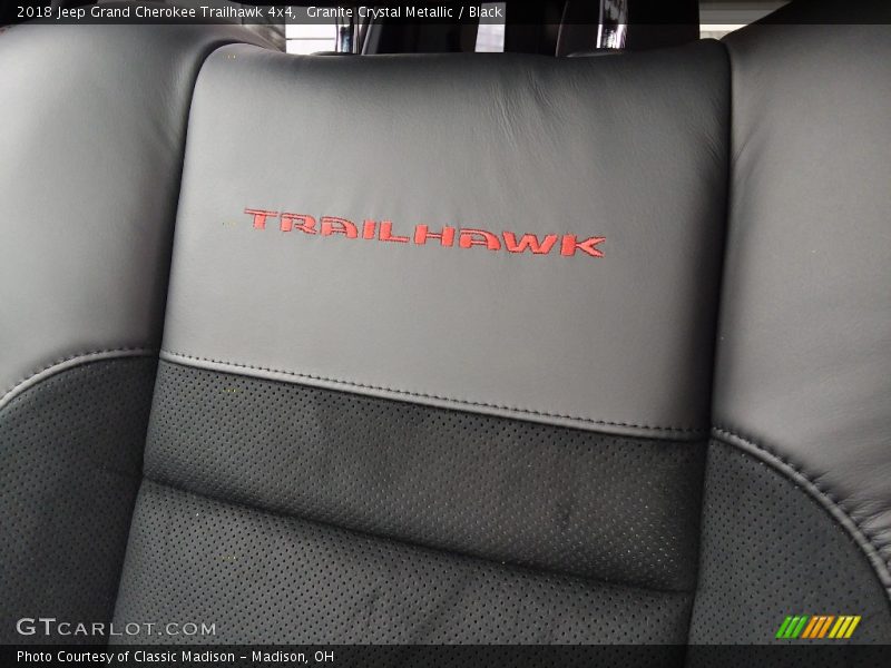 Granite Crystal Metallic / Black 2018 Jeep Grand Cherokee Trailhawk 4x4