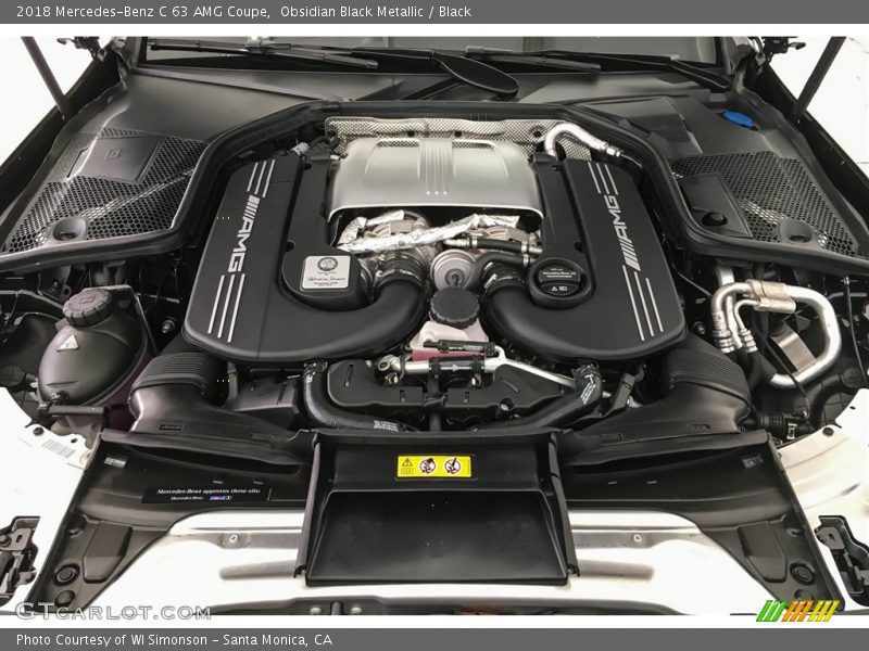  2018 C 63 AMG Coupe Engine - 4.0 Liter AMG biturbo DOHC 32-Valve VVT V8