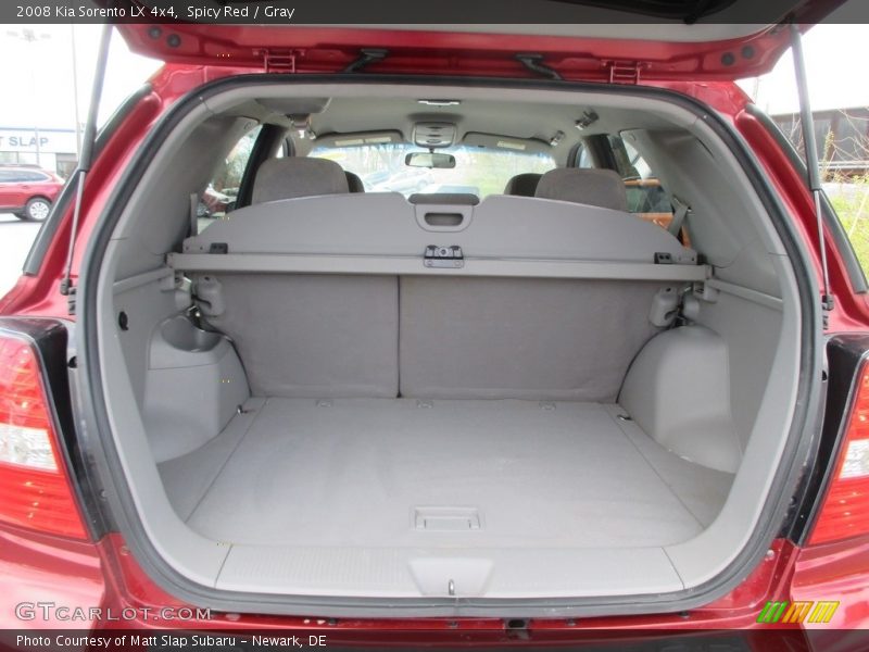 Spicy Red / Gray 2008 Kia Sorento LX 4x4