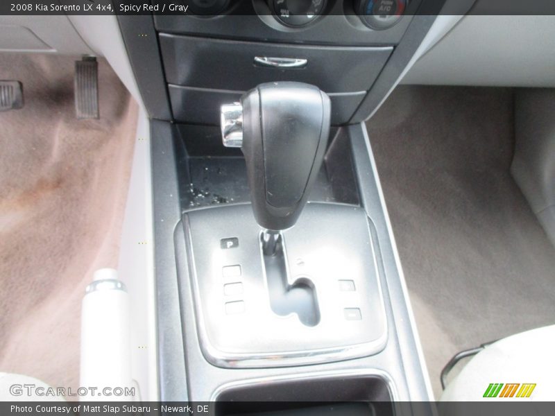 Spicy Red / Gray 2008 Kia Sorento LX 4x4