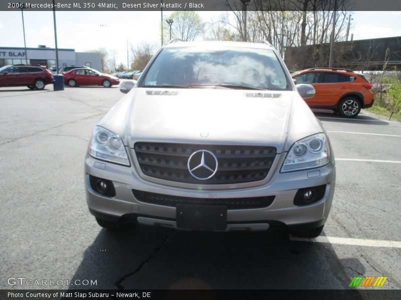 Desert Silver Metallic / Black 2006 Mercedes-Benz ML 350 4Matic